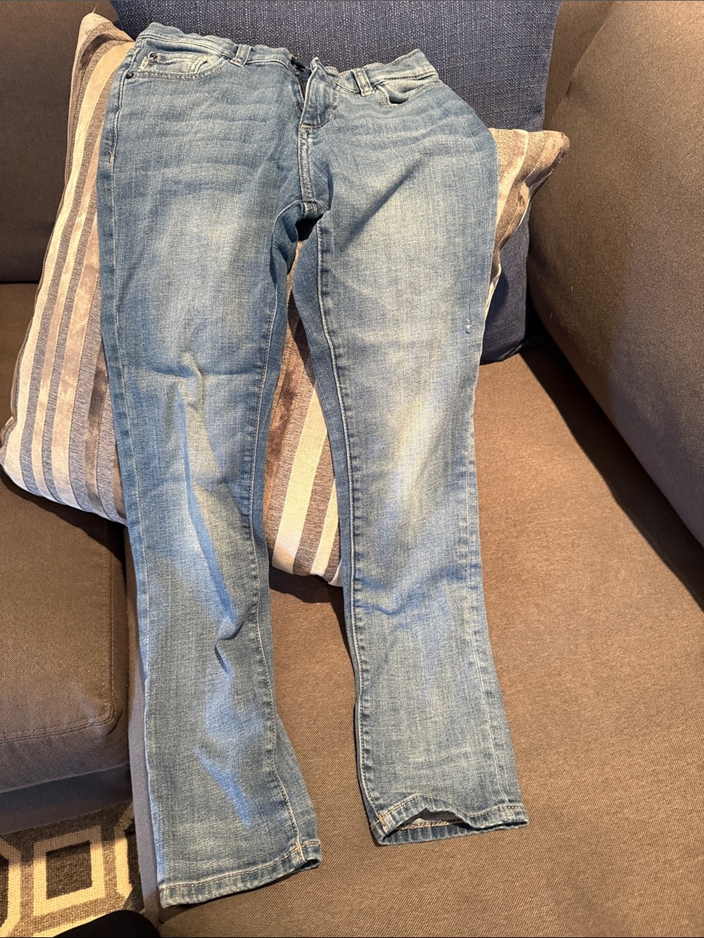 DL1961 Light Blue Kids' Straight-Leg Jeans